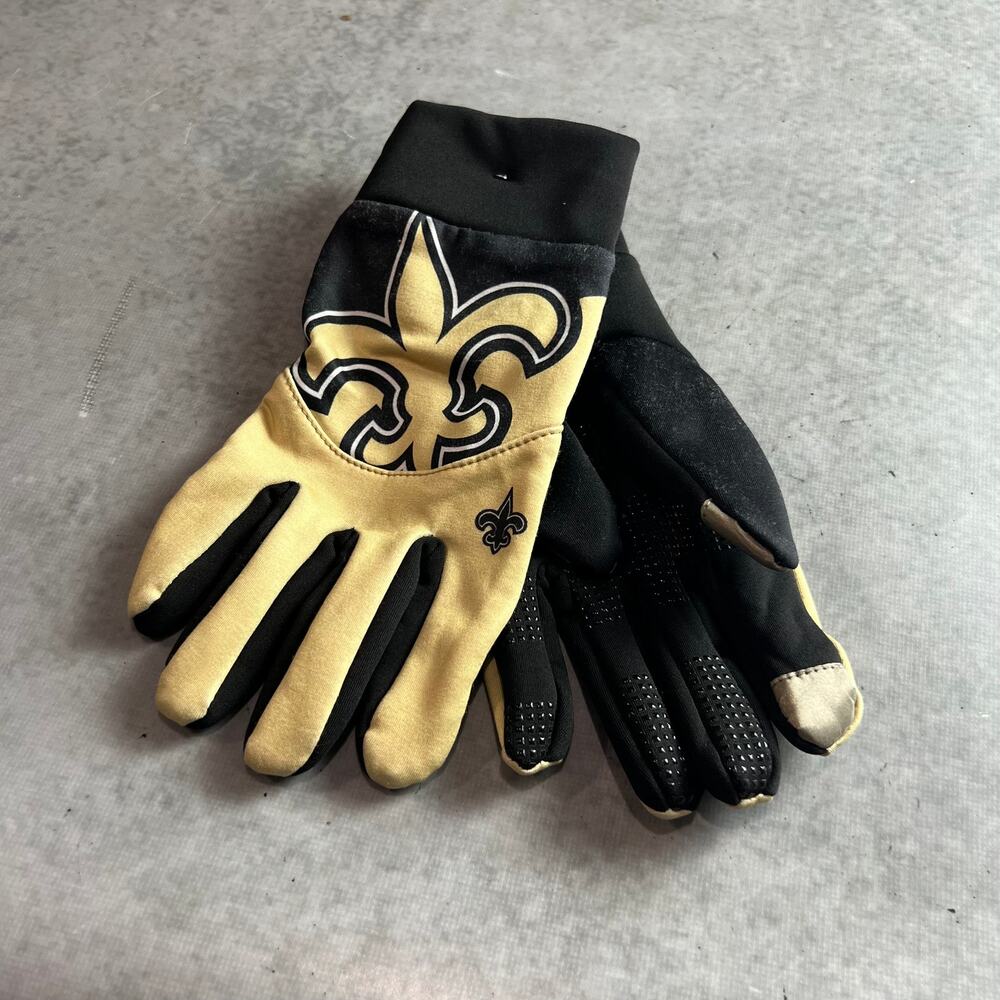 NFL Utility Work Sport Garden Grip Gloves New Orleans Saints One Size